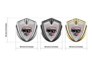 Emblem Silikon Abzeichen Tuning Stil Glänzend Top